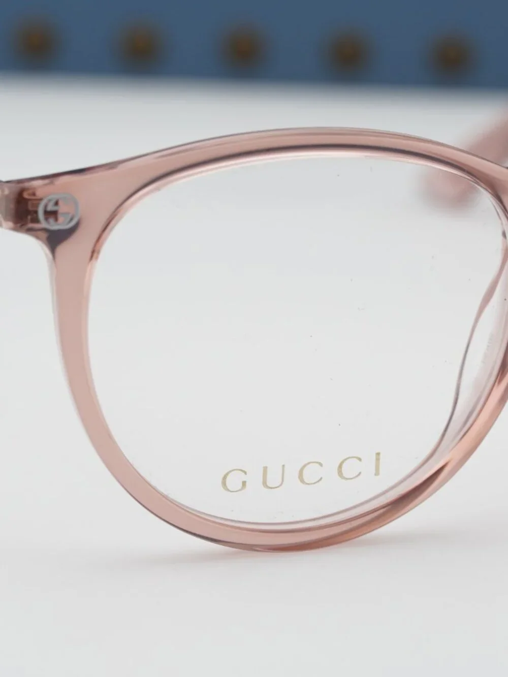 Gucci GG0027O 019 Women Round Eyeglasses 50mm - Pink - Picture 9 of 11